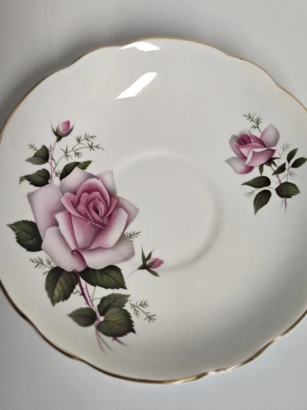 Porcelain Regency Teacup and Saucer Set